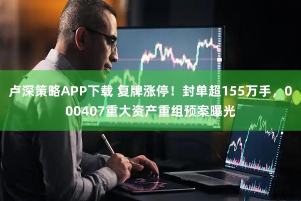 卢深策略APP下载 复牌涨停！封单超155万手，000407重大资产重组预案曝光