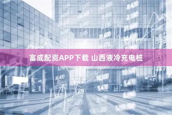 富成配资APP下载 山西液冷充电桩