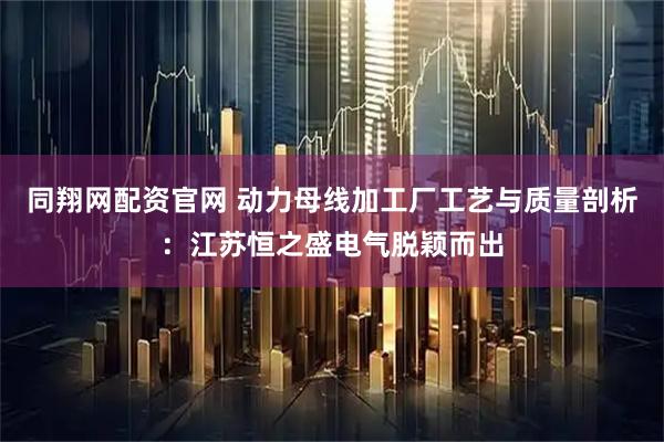 同翔网配资官网 动力母线加工厂工艺与质量剖析：江苏恒之盛电气脱颖而出